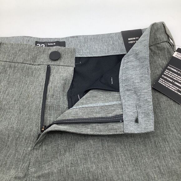 Hurley Mens Phantom Modern Fit Shorts Grey Size 32 (Actual 34) NWT - Picture 6 of 13